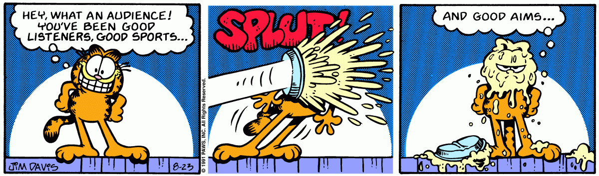 Garfield, August 23, 1991