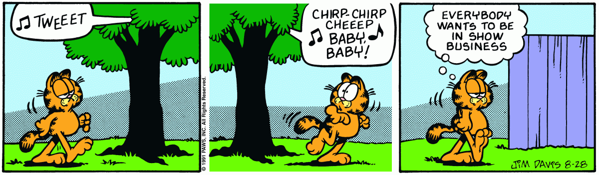 Garfield, August 28, 1991