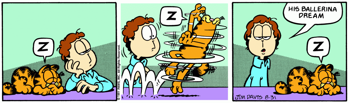 Garfield, August 31, 1991