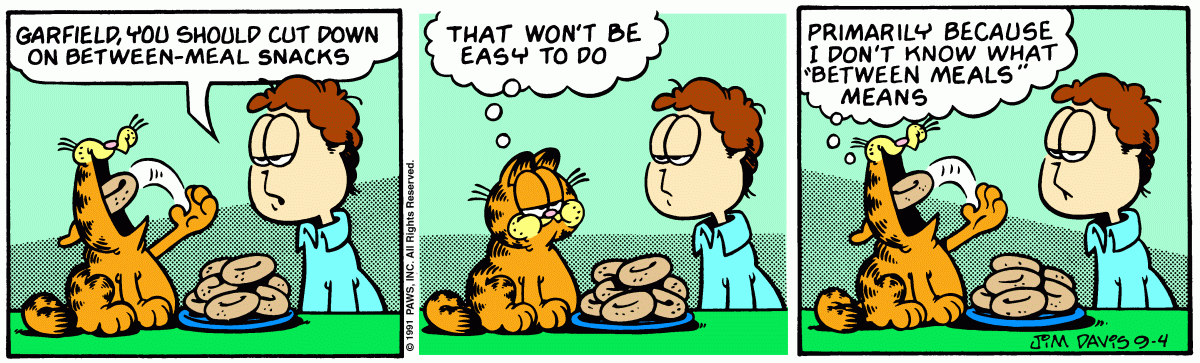 Garfield, September 4, 1991