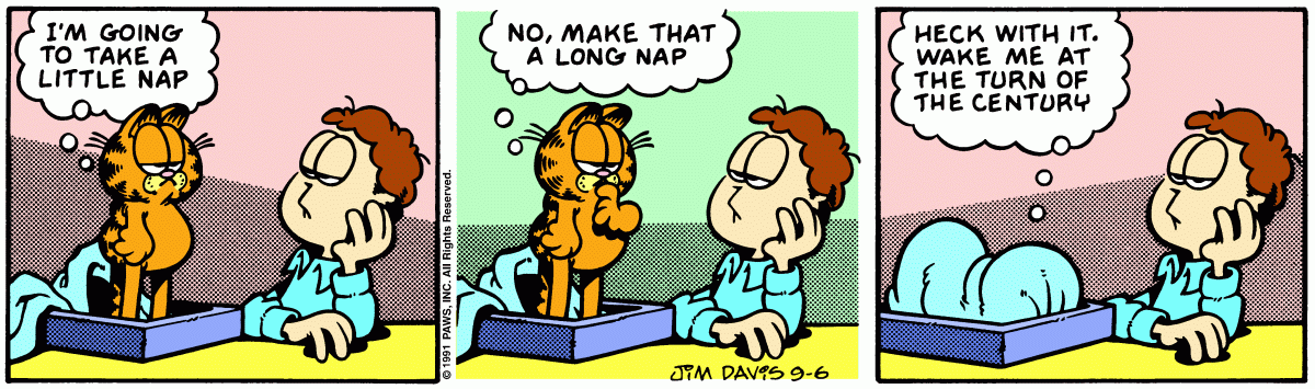 Garfield, September 6, 1991