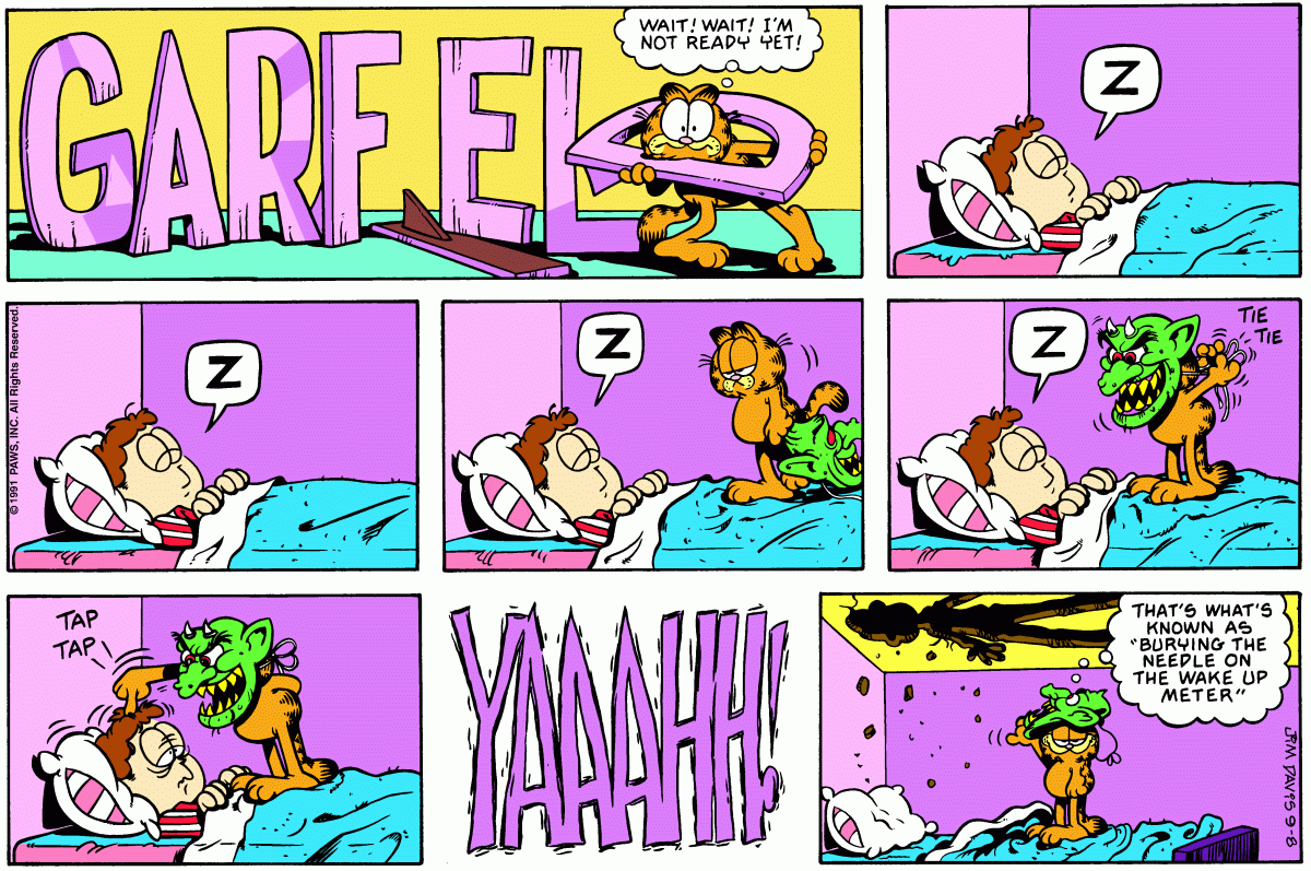 Garfield, September 8, 1991