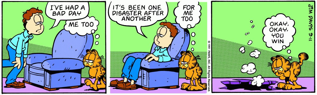 Garfield, September 11, 1991