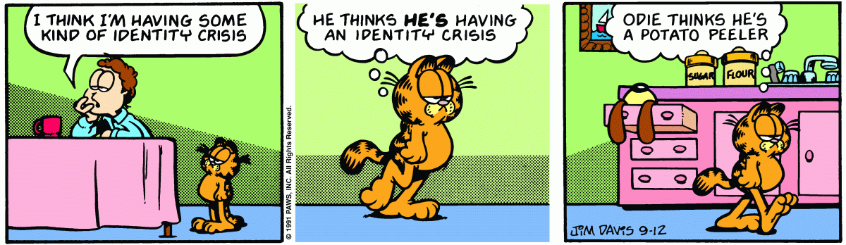 Garfield, September 12, 1991