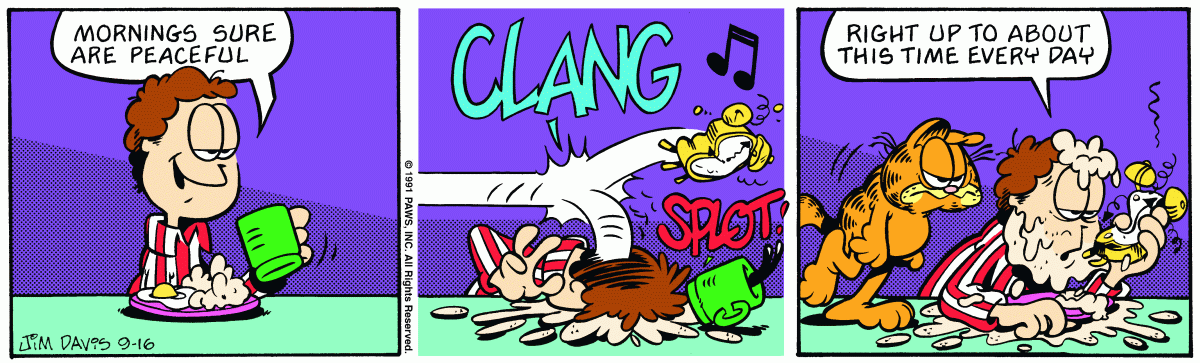 Garfield, September 16, 1991