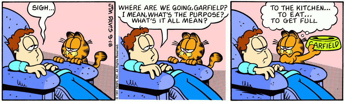 Garfield, September 18, 1991