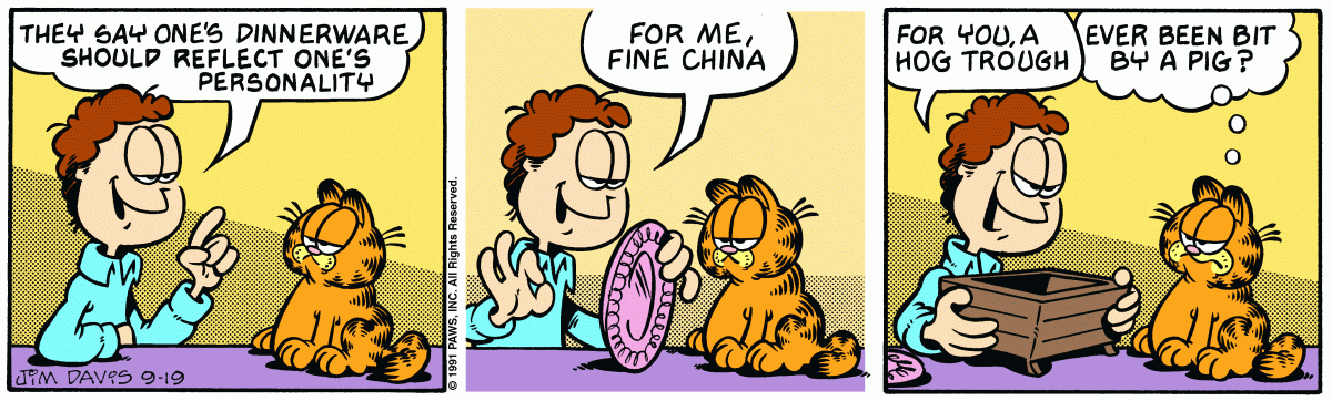 Garfield, September 19, 1991