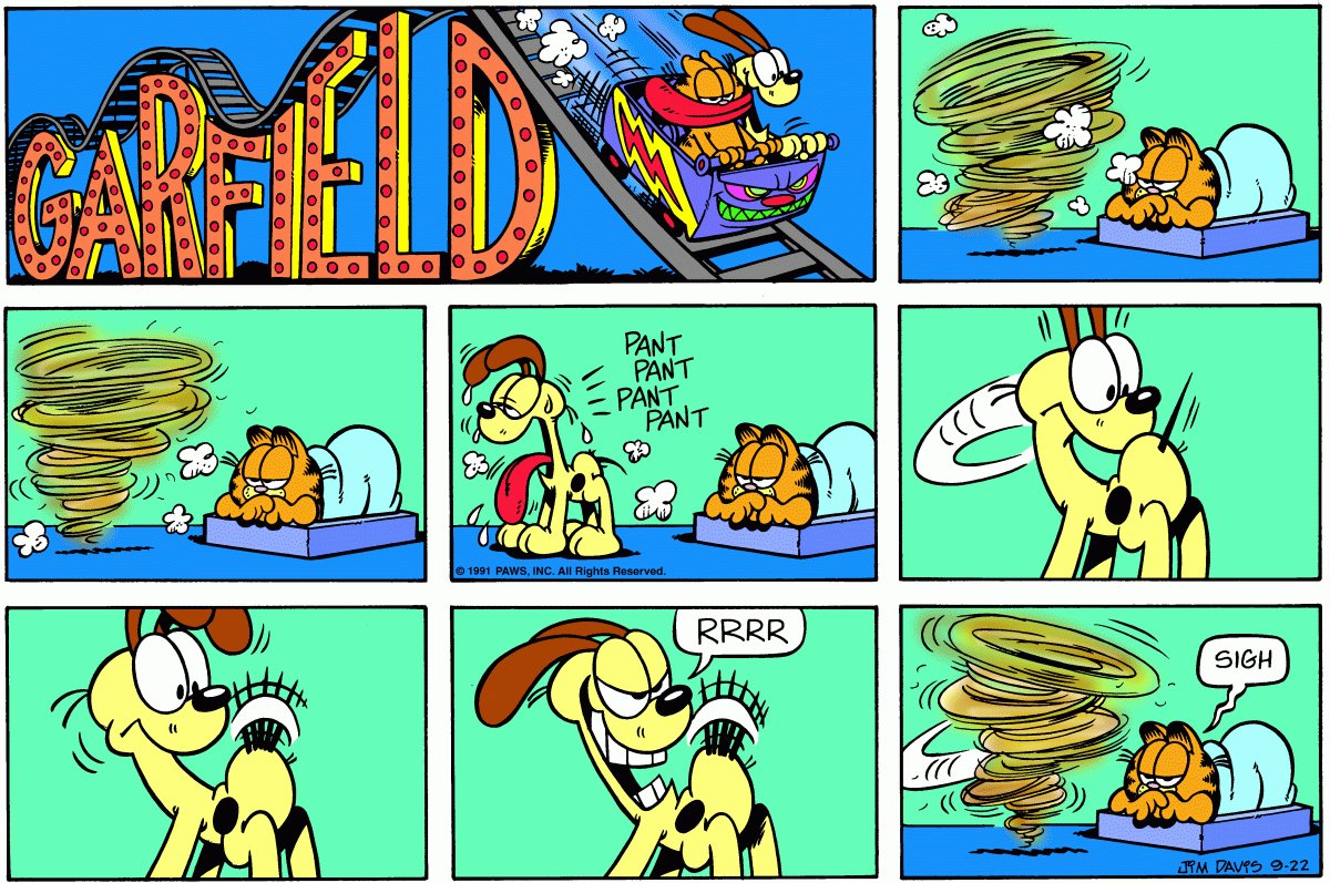 Garfield, September 22, 1991
