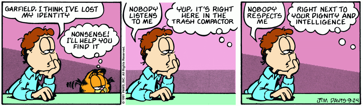 Garfield, September 24, 1991