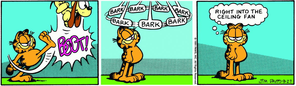 Garfield, September 27, 1991