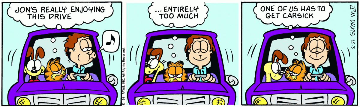 Garfield, October 3, 1991