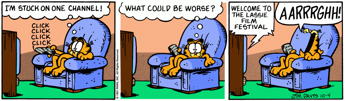 Garfield, October 4, 1991