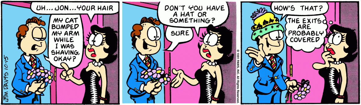 Garfield, October 15, 1991
