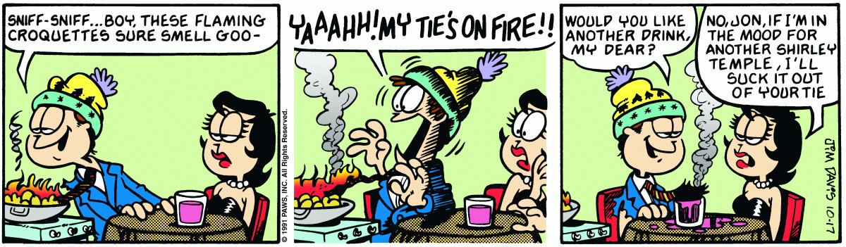 Garfield, October 17, 1991