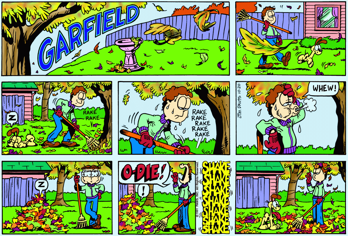 Garfield, October 20, 1991