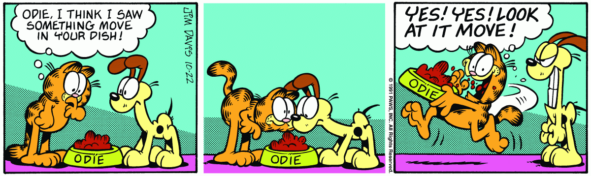 Garfield, October 22, 1991