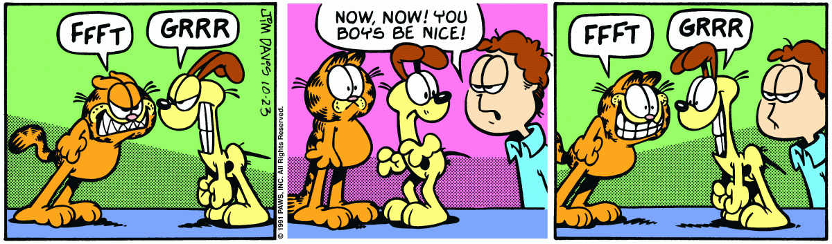 Garfield, October 23, 1991