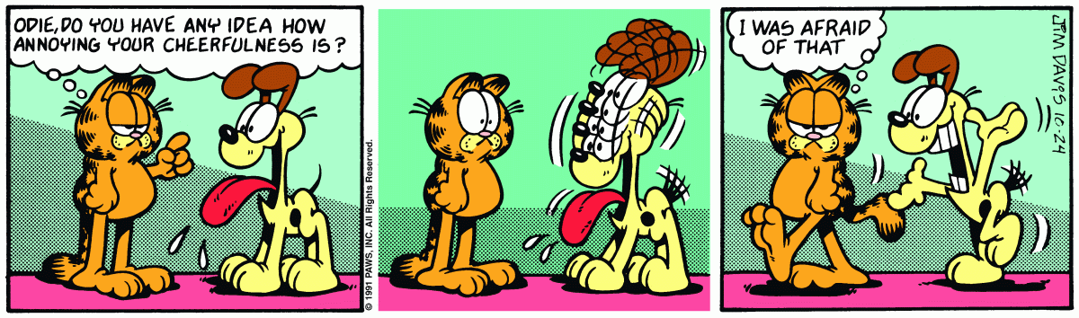 Garfield, October 24, 1991