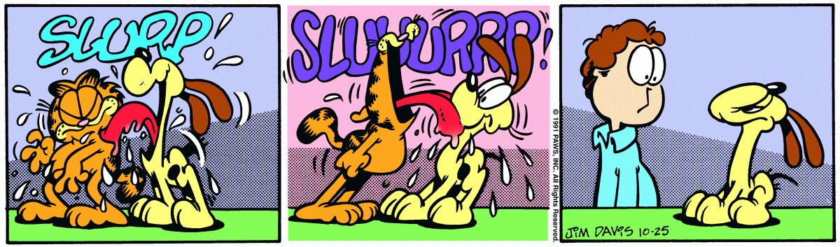 Garfield, October 25, 1991