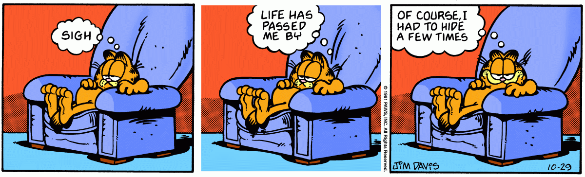 Garfield, October 29, 1991
