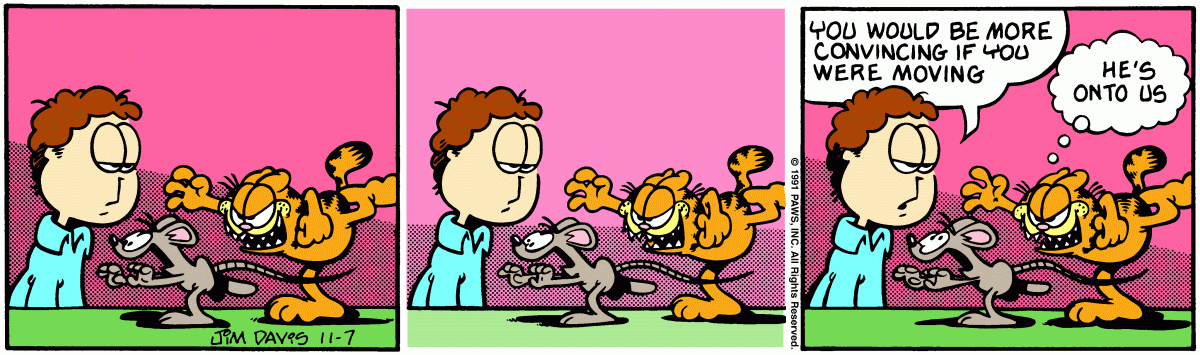 Garfield, November 7, 1991
