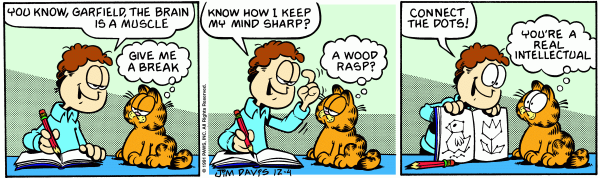 Garfield, December 4, 1991