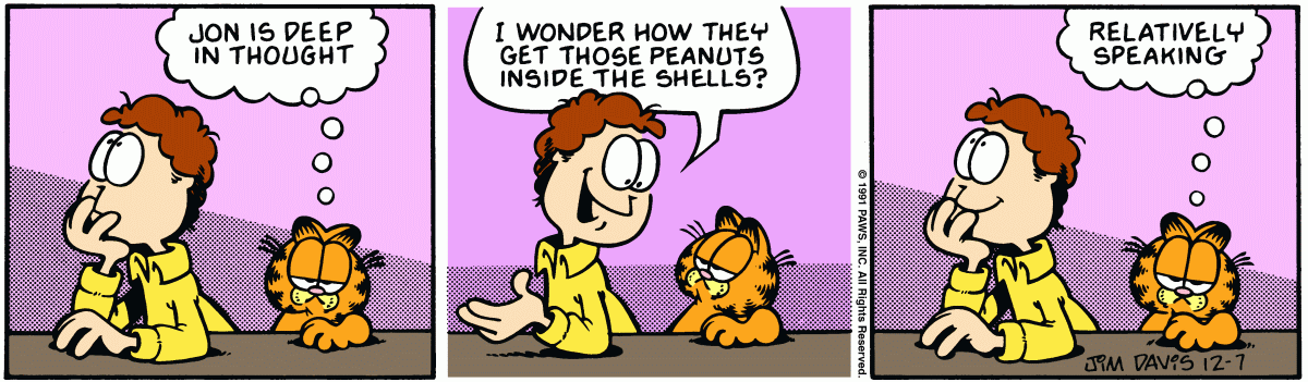 Garfield, December 7, 1991