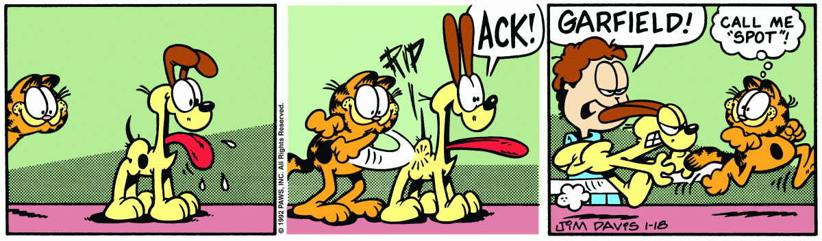 Garfield, January 18, 1992