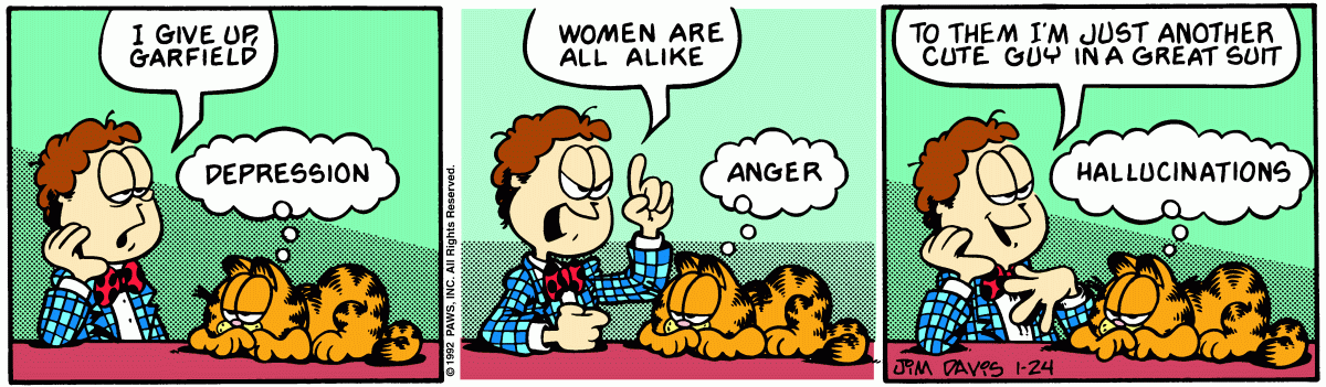 Garfield, January 24, 1992