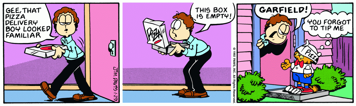 Garfield, January 29, 1992