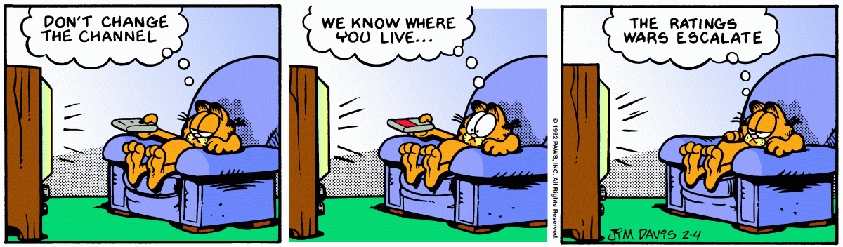 Garfield, February 4, 1992