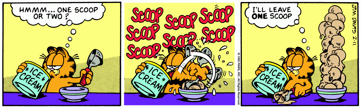 Garfield, February 11, 1992