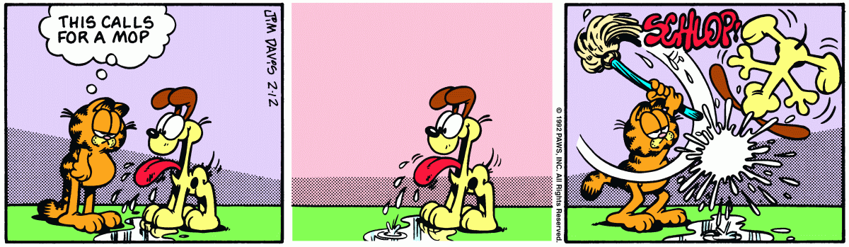 Garfield, February 12, 1992