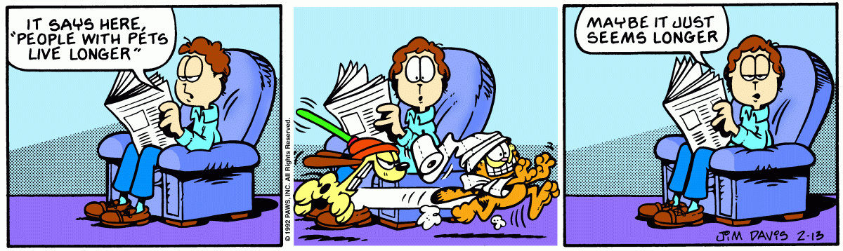 Garfield, February 13, 1992