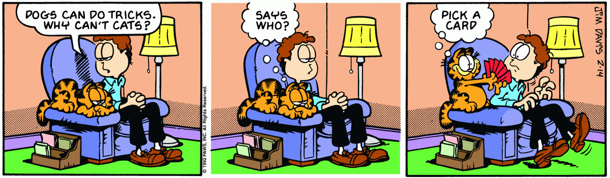 Garfield, February 14, 1992