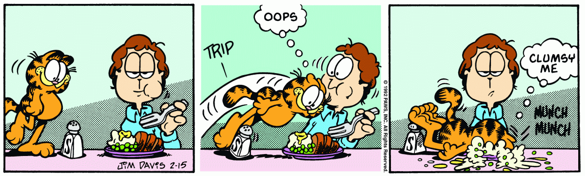 Garfield, February 15, 1992