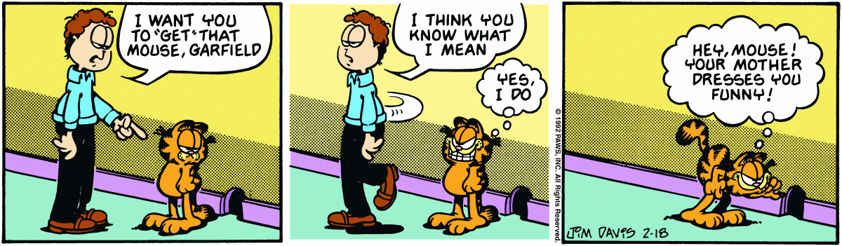 Garfield, February 18, 1992