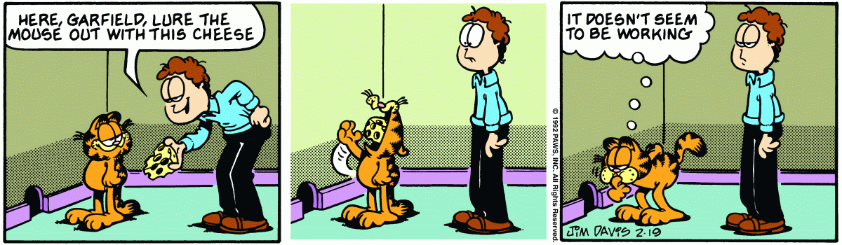 Garfield, February 19, 1992