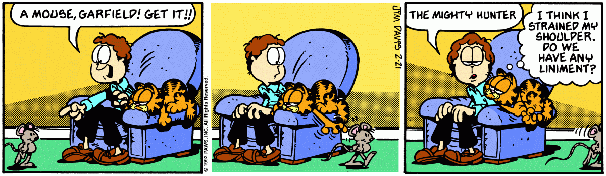 Garfield, February 21, 1992