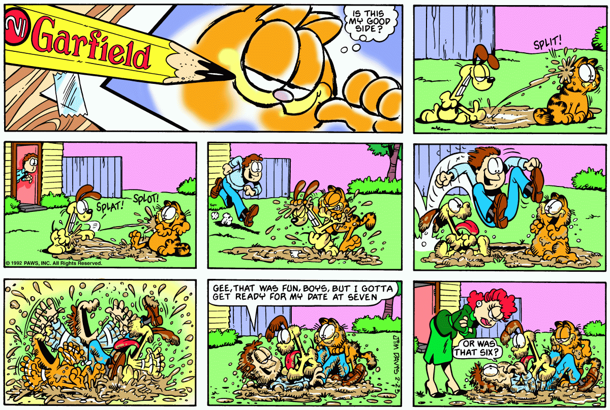 Garfield, February 23, 1992