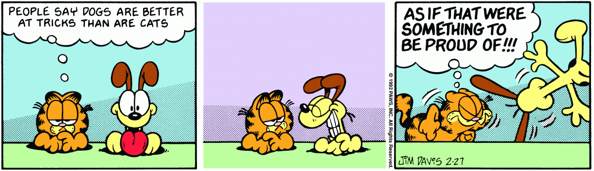 Garfield, February 27, 1992
