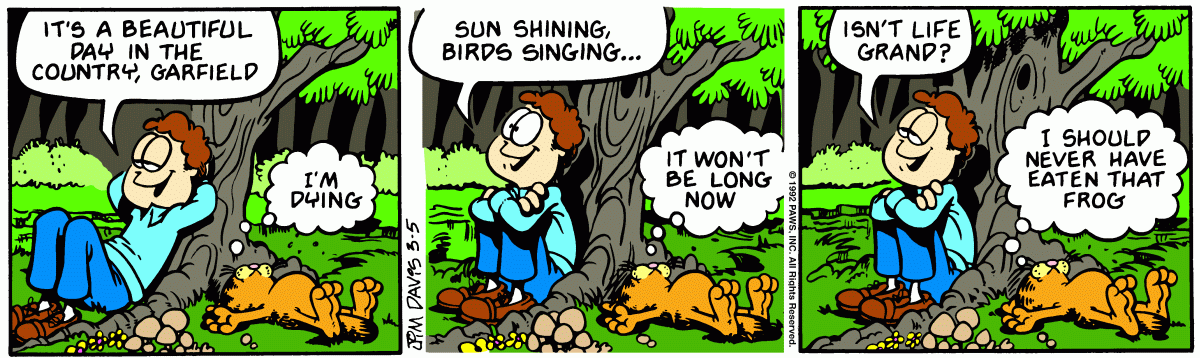 Garfield, March 5, 1992