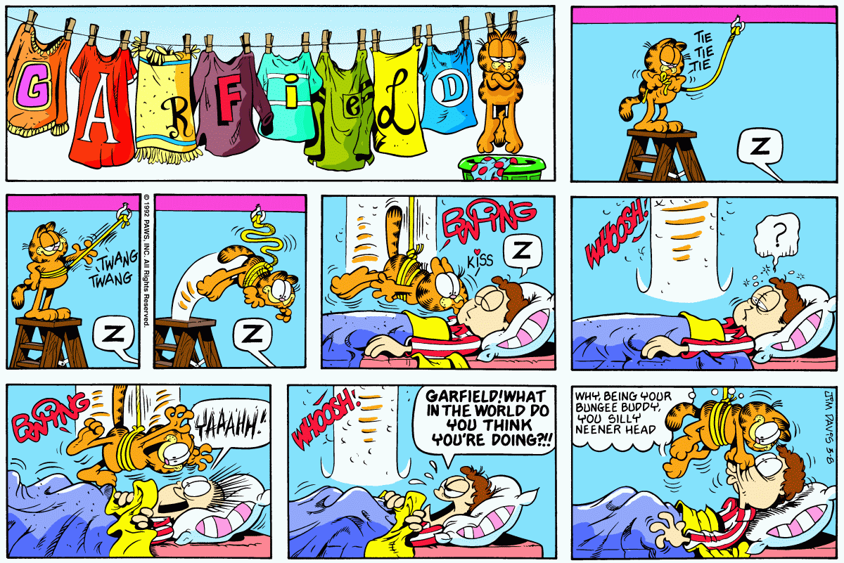 Garfield, March 8, 1992