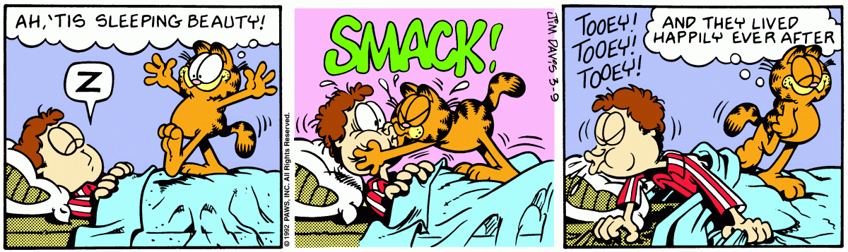Garfield, March 9, 1992