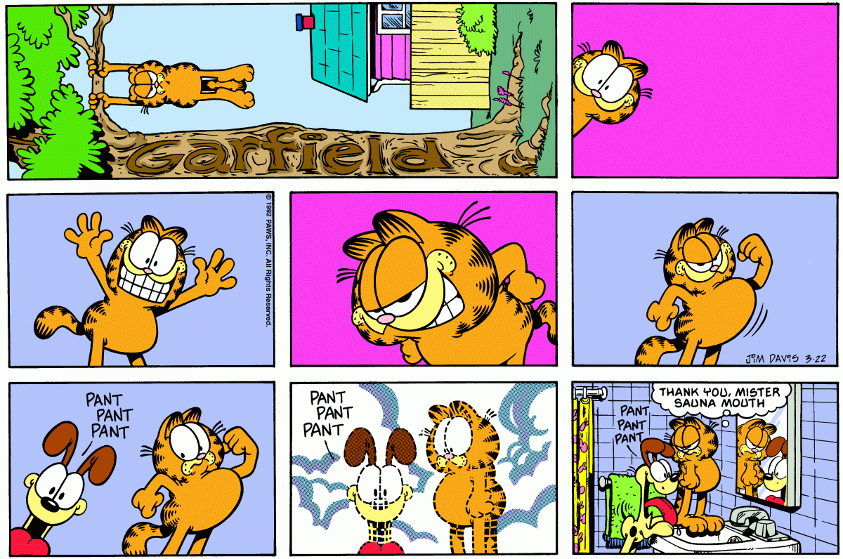 Garfield, March 22, 1992