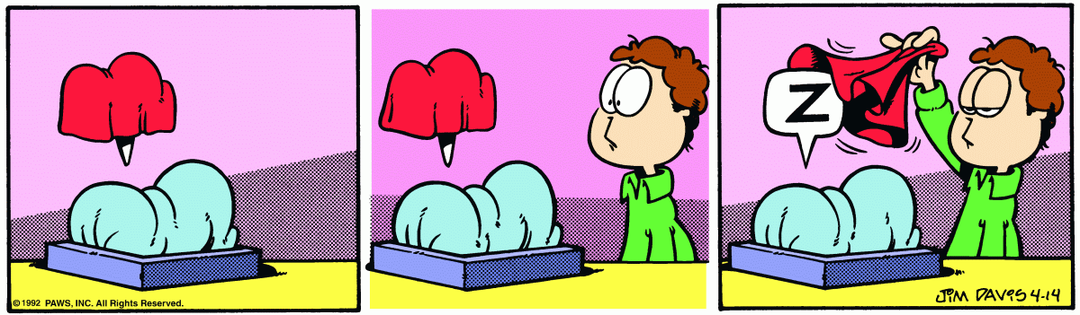 Garfield, April 14, 1992