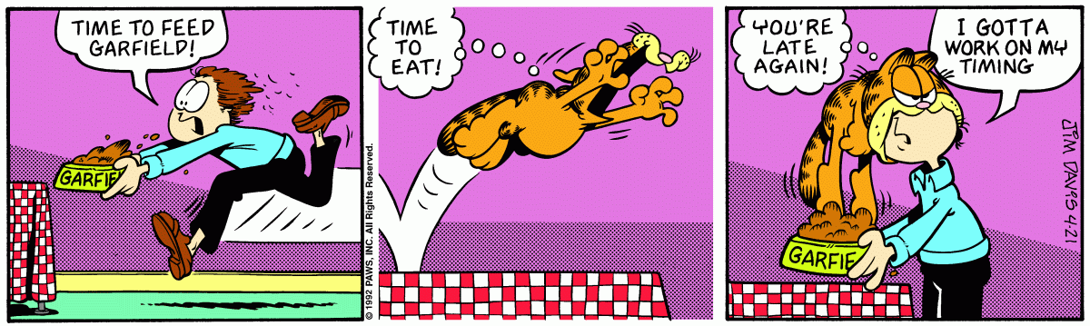 Garfield, April 21, 1992