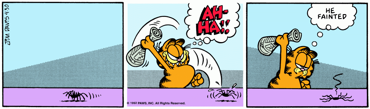 Garfield, April 30, 1992