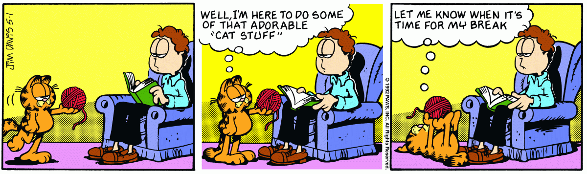 Garfield, May 1, 1992