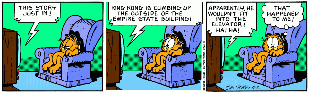 Garfield, May 2, 1992